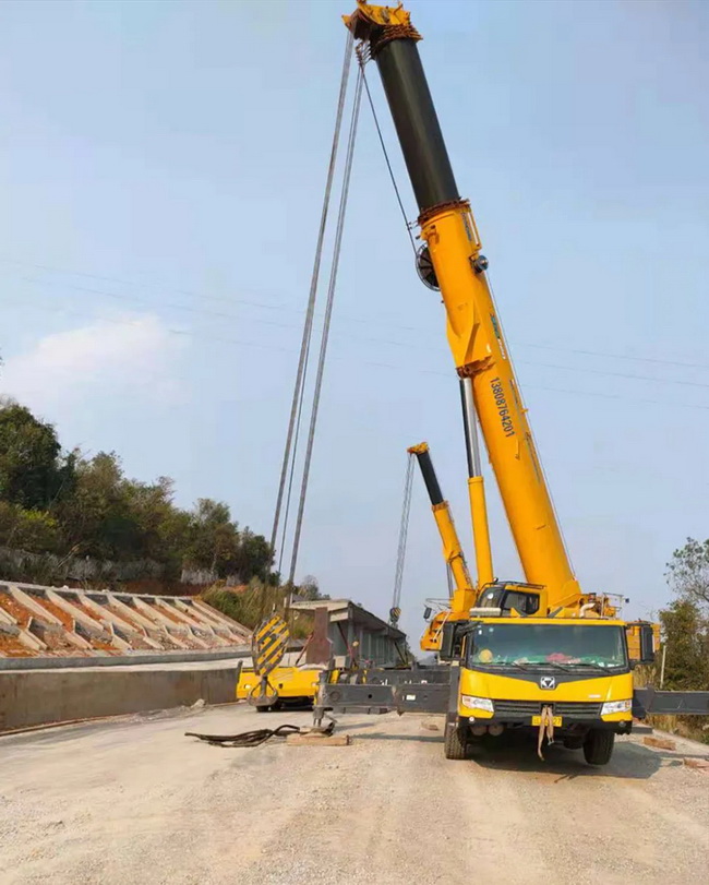 徐工起重机助阵大瑞铁路桥梁建设